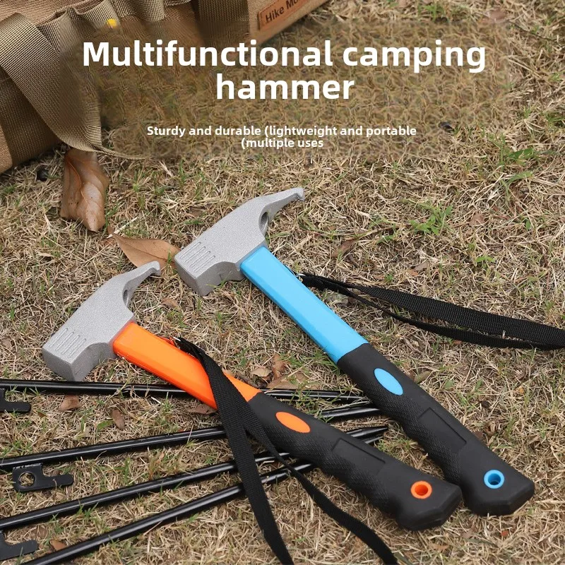 Outdoor Multifunctional Ground Hammer Camping Tent Canopy Tent High Carbon Steel Hammer Household Pull Nail Dual-purpose Hammer
Outdoor Multifunctional Ground Hammer Camping Tent Canopy Tent High Carbon Steel Hammer Household Pull Nail Dual-purpose Hammer