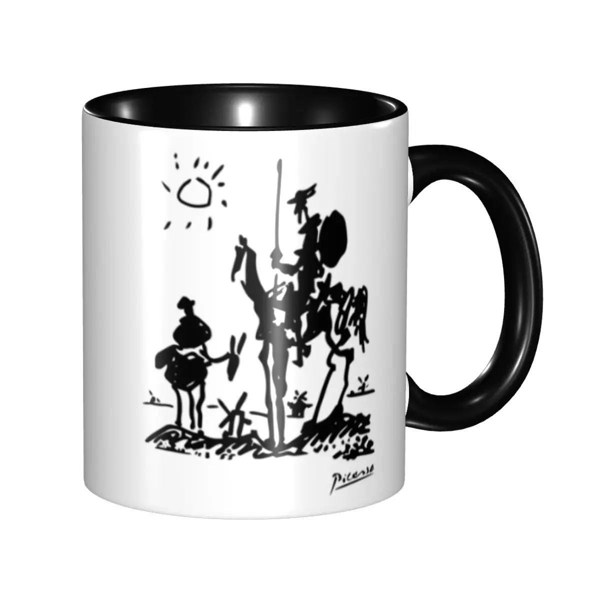 Custom Pablo Picasso Mugs DIY Don Quixote Ceramic Milk Tea Coffee Cup
Custom Pablo Picasso Mugs DIY Don Quixote Ceramic Milk Tea Coffee Cup