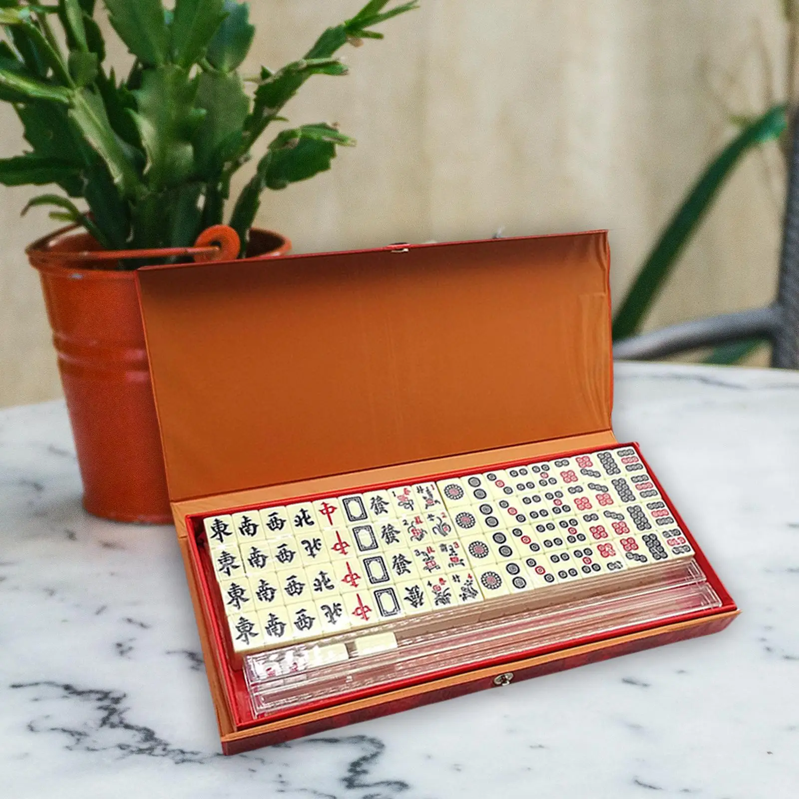 Portable Chinese Family Mahjong Travel Set Durable 146 Miniature Mahjong Tiles
Portable Chinese Family Mahjong Travel Set Durable 146 Miniature Mahjong Tiles