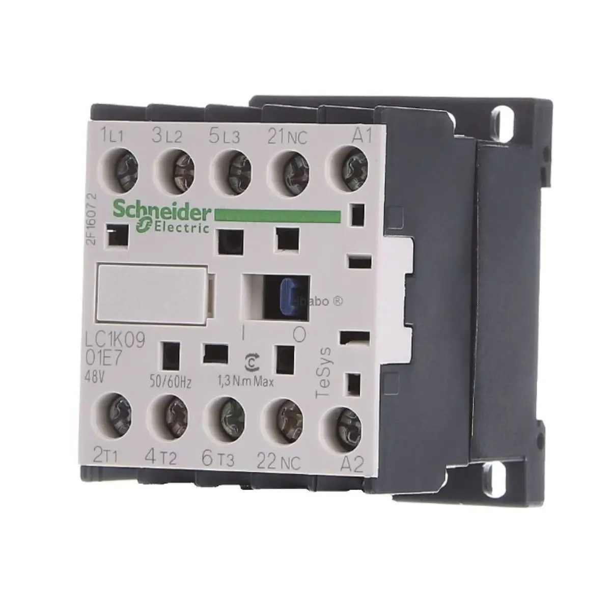 LC1K0901E7 LC7K0901E7 TeSys K contactor - 3P - AC-3 = 440 V 9 A - 1 NC aux. - 48 V AC coil
LC1K0901E7 LC7K0901E7 TeSys K contactor - 3P - AC-3 = 440 V 9 A - 1 NC aux. - 48 V AC coil