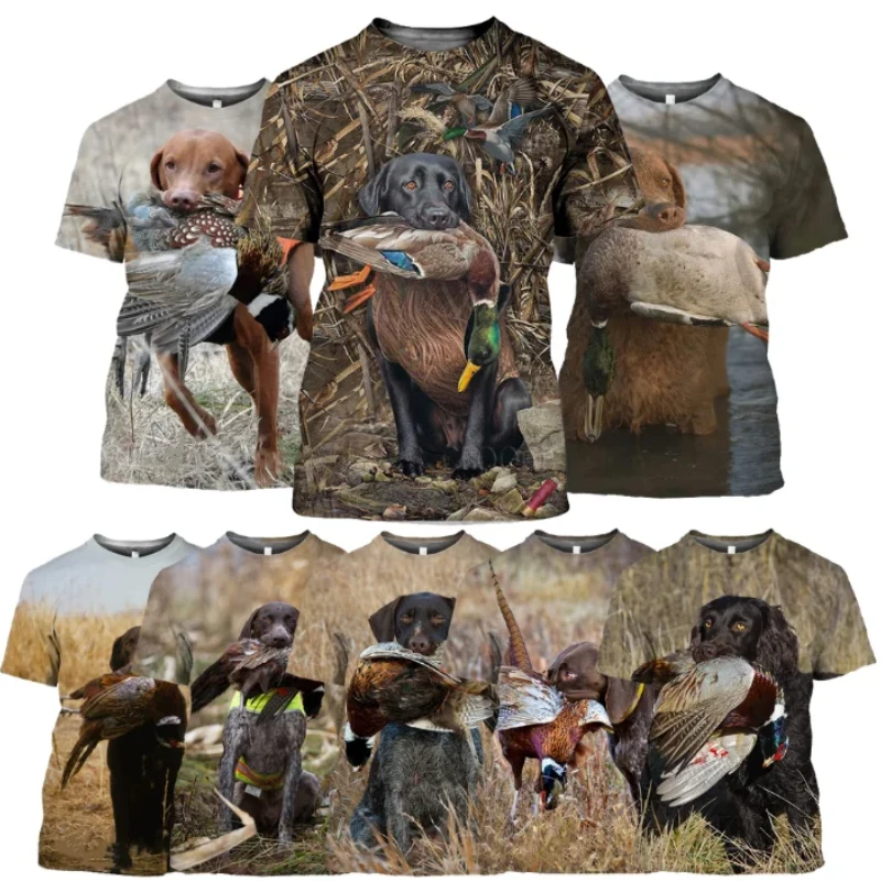 Men's Dog Hunting Wild Duck T-shirts 3D Hunting Camouflage Animal Print t Shirt Fashion Harajuku Tee Shirt Oversized Man Clothes
Men's Dog Hunting Wild Duck T-shirts 3D Hunting Camouflage Animal Print t Shirt Fashion Harajuku Tee Shirt Oversized Man Clothes