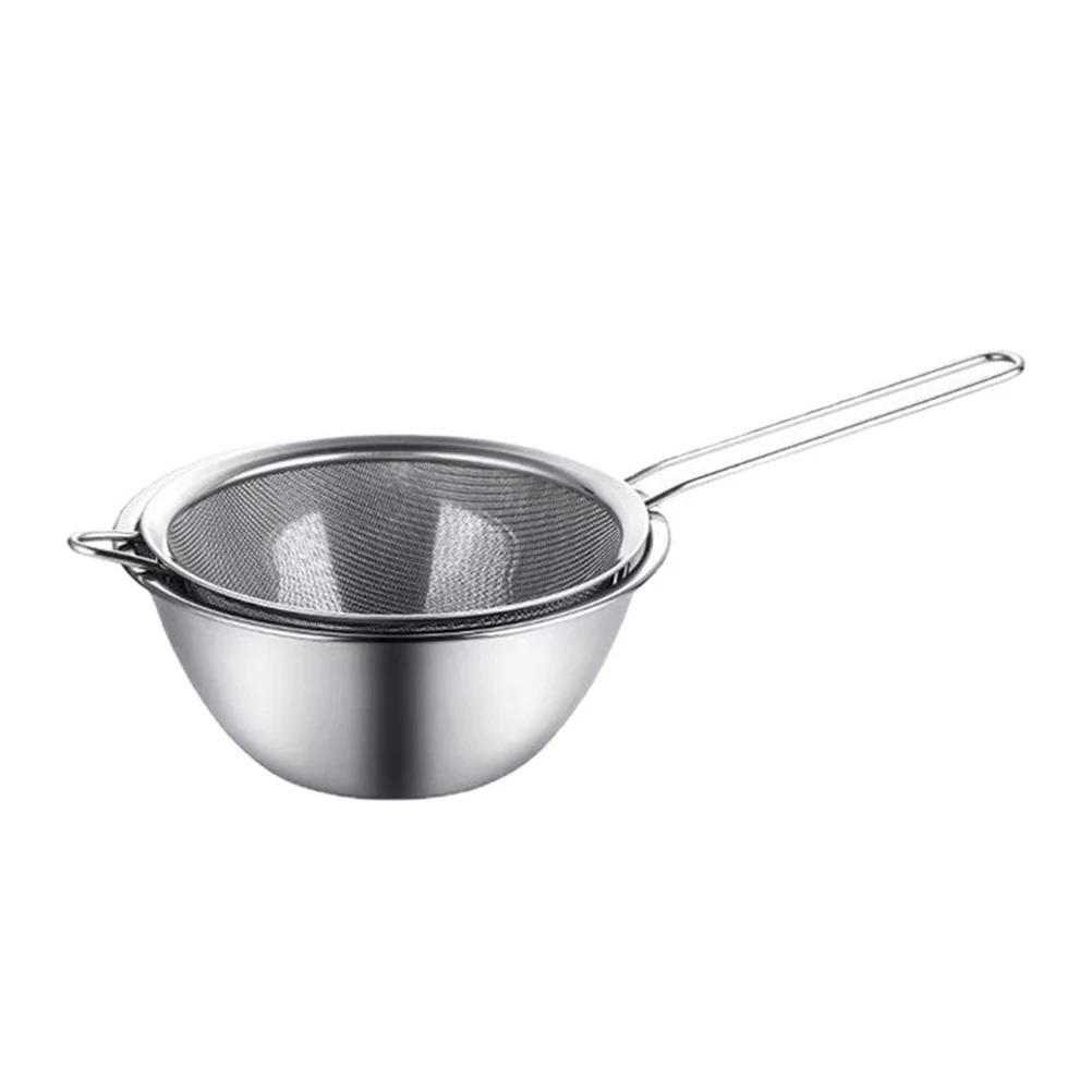 1 set Stainless Steel Strainer Spoon With Bowl Fine Mesh Filter For Kitchen Utensils Food Strainers Ladle Skimmer Mesh Strainer
1 set Stainless Steel Strainer Spoon With Bowl Fine Mesh Filter For Kitchen Utensils Food Strainers Ladle Skimmer Mesh Strainer