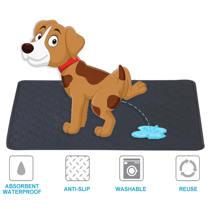 Washable Dog Pee Pad Waterproof Reusable Dog Diapers Puppy Training Pad Dog Bed Diaper Pet Blanket Whelping Pads DOG Accessories
Washable Dog Pee Pad Waterproof Reusable Dog Diapers Puppy Training Pad Dog Bed Diaper Pet Blanket Whelping Pads DOG Accessories