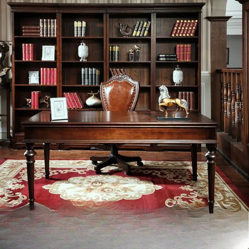 Wooden Aesthetic Office Desk European Design Luxury Nordic Executive Office Desk Modern Conference Ufficio Lounge Furniture
Wooden Aesthetic Office Desk European Design Luxury Nordic Executive Office Desk Modern Conference Ufficio Lounge Furniture