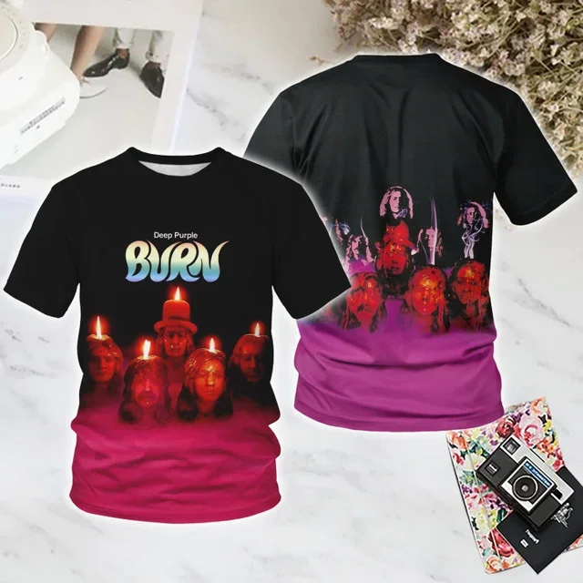 Popular Heavy Rock Metal Deep Purple Band 3D Printing T-shirt Men/Women Short Sleeve Tee Shirt Summer Fashion Hip Hop Y2k Tops
Popular Heavy Rock Metal Deep Purple Band 3D Printing T-shirt Men/Women Short Sleeve Tee Shirt Summer Fashion Hip Hop Y2k Tops