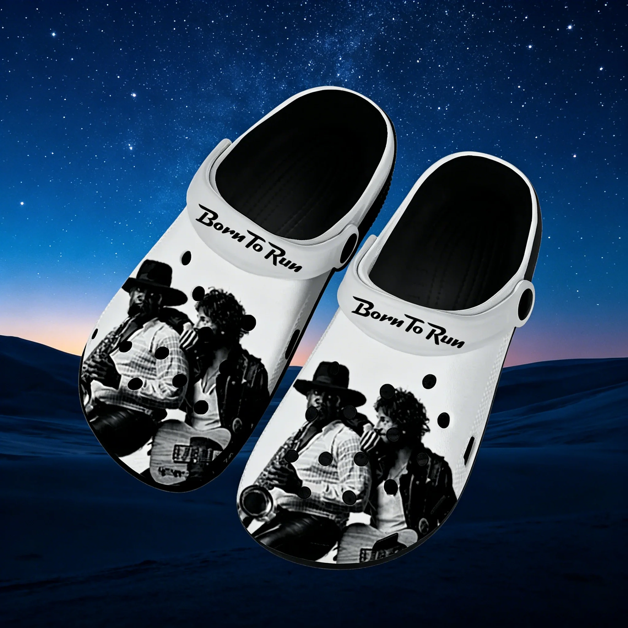 Born To Run Full Printed Clogs, Fashion Unisex Hollow Out Hole Shoes, Wear-resistant Anti-slip Casual Slides
Born To Run Full Printed Clogs, Fashion Unisex Hollow Out Hole Shoes, Wear-resistant Anti-slip Casual Slides