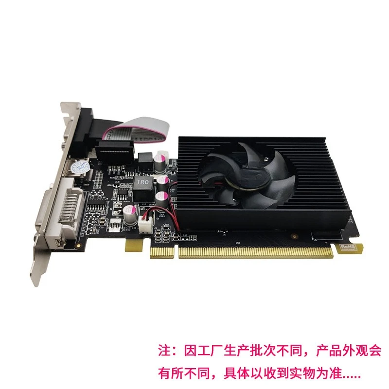 New for GT610 1GB DDR2 desktop small chassis half height dual display graphics card
New for GT610 1GB DDR2 desktop small chassis half height dual display graphics card