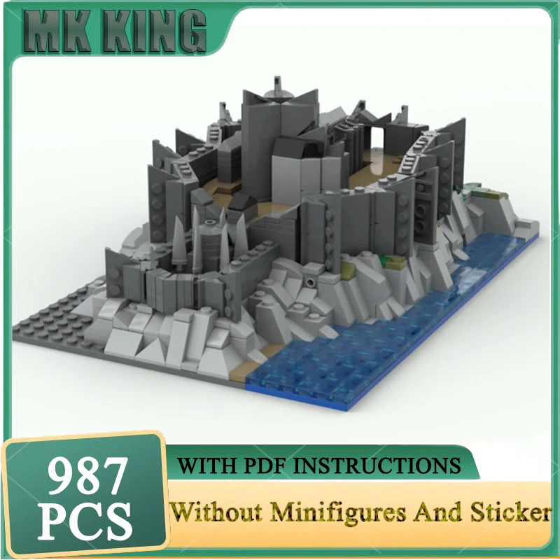 Модель Street View Moc, строительный блок, модель замка Dragonstone, технология, кирпич, сделай сам, сборка, серия замков, игрушка для подарков
Модель Street View Moc, строительный блок, модель замка Dragonstone, технология, кирпич, сделай сам, сборка, серия замков, игрушка для подарков