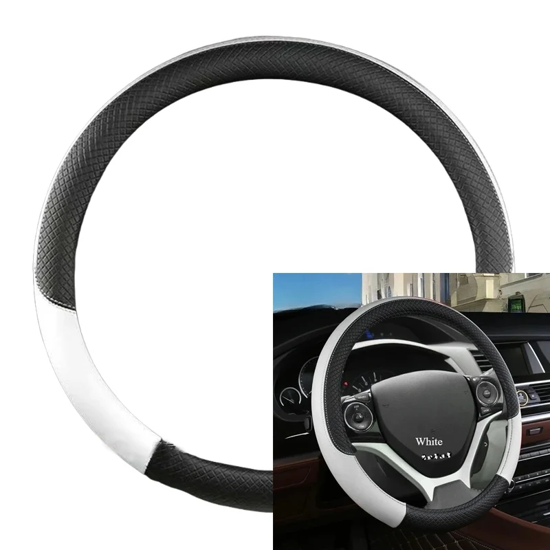 for Honda Civic 2004 2006 2007 2008 2009 2012 2013 2014 Car Steering Wheel Cover Faux Leather Auto Accessories
for Honda Civic 2004 2006 2007 2008 2009 2012 2013 2014 Car Steering Wheel Cover Faux Leather Auto Accessories