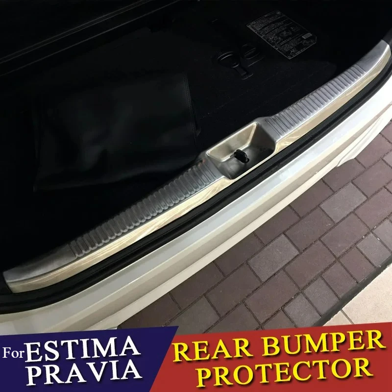 For Toyota Previa Estima ACR50 Rear Trunk Bumper Protector Guard Trunk Tread Plate Cover Trunk sills stainless Car Accessories
For Toyota Previa Estima ACR50 Rear Trunk Bumper Protector Guard Trunk Tread Plate Cover Trunk sills stainless Car Accessories