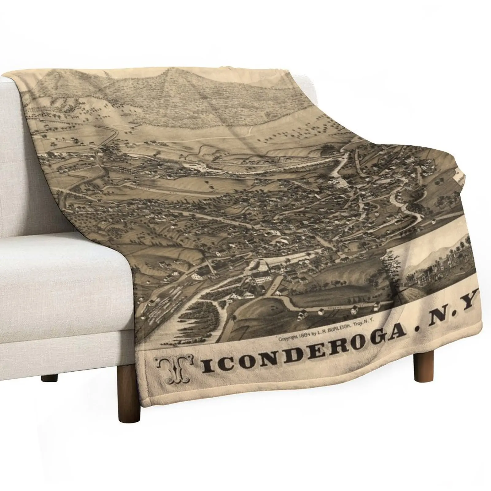 Ticonderoga, New York (1884) Throw Blanket Nap Shaggy Blankets Sofas Of Decoration Blankets
Ticonderoga, New York (1884) Throw Blanket Nap Shaggy Blankets Sofas Of Decoration Blankets