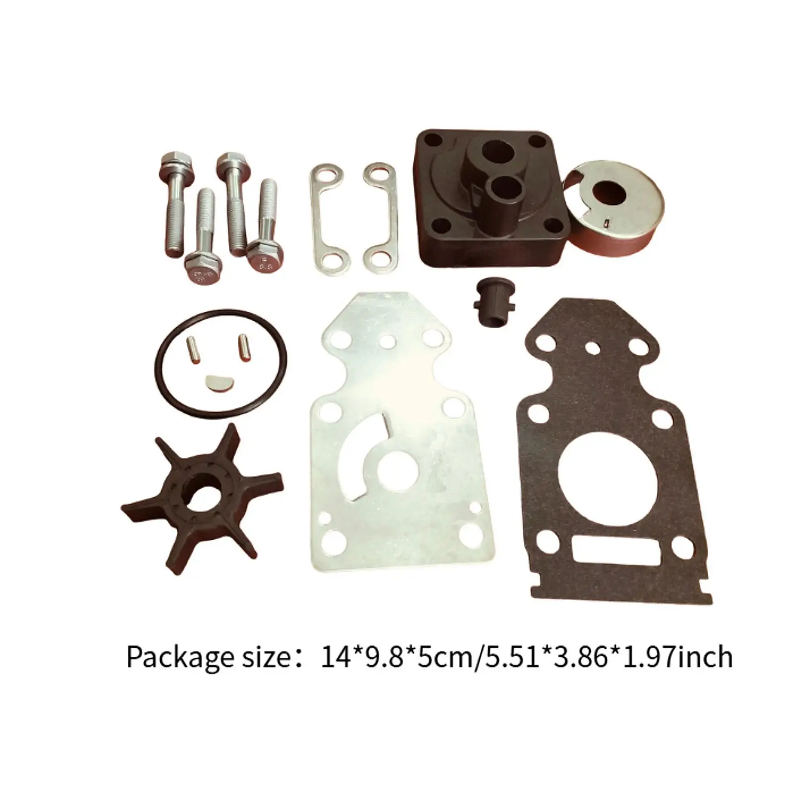 Water Pump Repair Kit Metal Plastic Parts High Performance Impeller for Yamaha Outboard 9.9-15 Maintenance
Water Pump Repair Kit Metal Plastic Parts High Performance Impeller for Yamaha Outboard 9.9-15 Maintenance