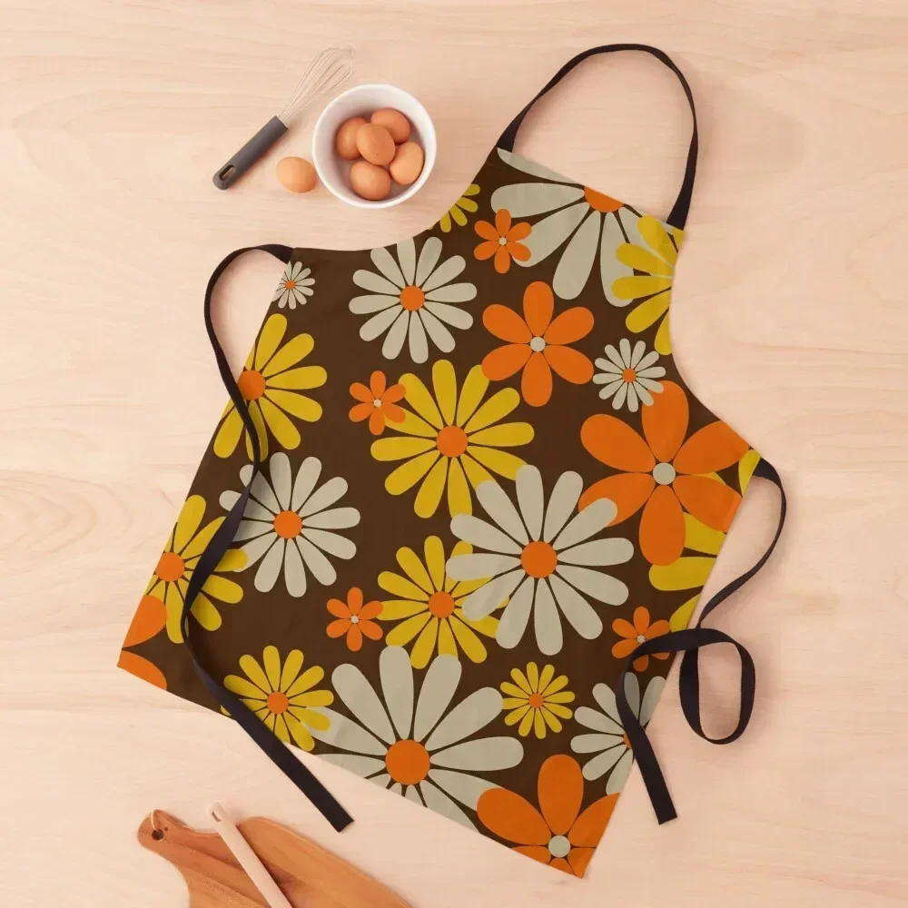 Colorful Retro 70s Flower Pattern Design 2 Apron House Things For Home And Kitchen Ladies chef for man Apron
Colorful Retro 70s Flower Pattern Design 2 Apron House Things For Home And Kitchen Ladies chef for man Apron