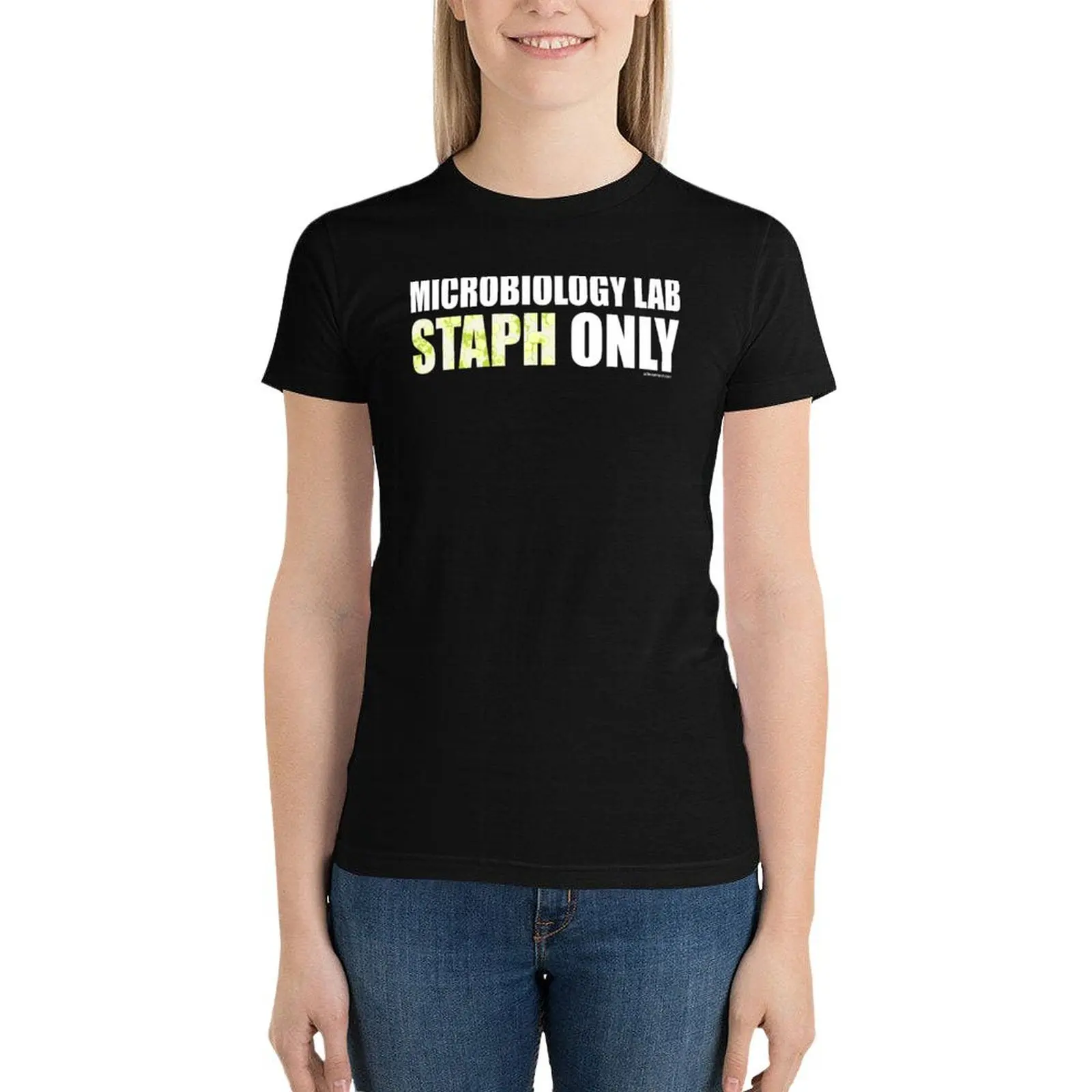 Microbiology Lab - Staph Only (White / Green) T-Shirt vintage clothes kawaii clothes Woman clothes
Microbiology Lab - Staph Only (White / Green) T-Shirt vintage clothes kawaii clothes Woman clothes