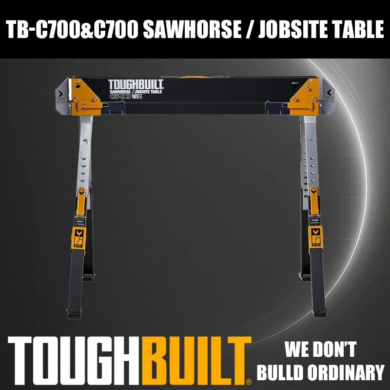 ToughBuilt TB-C700 Construction Site Sawing Support Bracket for Wooden Planks
ToughBuilt TB-C700 Construction Site Sawing Support Bracket for Wooden Planks
