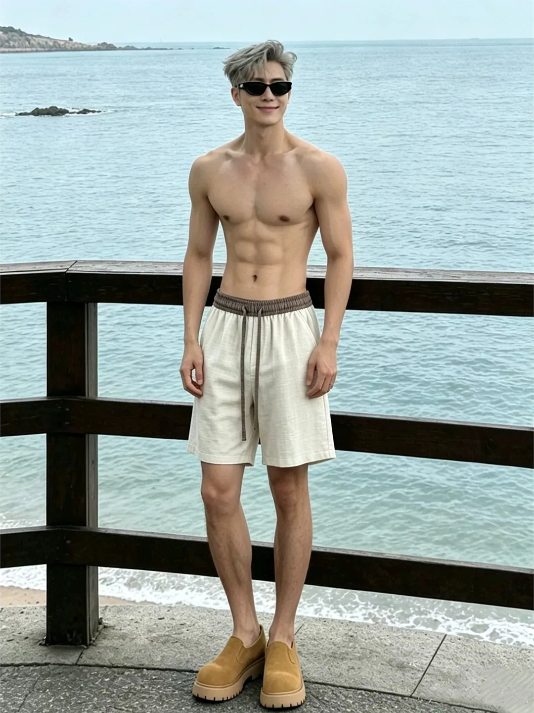 Lightweight Quick-Dry Ice Silk Casual Shorts Five Inches Waist Head Men's Summer Outdoor Beach Pants Loose Fit Straight Leg
Lightweight Quick-Dry Ice Silk Casual Shorts Five Inches Waist Head Men's Summer Outdoor Beach Pants Loose Fit Straight Leg