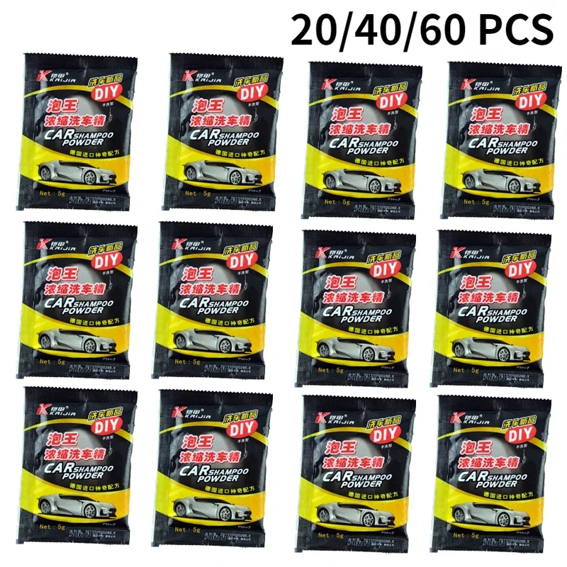 20/40/60 Pcs Car Wash Powder Car Cleaning Shampoo Multifunctional Cleaning Tools Car Soap Powder Windshield Wash Accessories
20/40/60 Pcs Car Wash Powder Car Cleaning Shampoo Multifunctional Cleaning Tools Car Soap Powder Windshield Wash Accessories