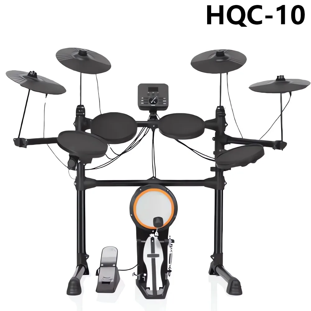 Электронная барабанная установка HQC-10 с настоящей педалью ударного барабана Удобная 5-барабанная, 4-х силиконовая электронная барабанная установка
Электронная барабанная установка HQC-10 с настоящей педалью ударного барабана Удобная 5-барабанная, 4-х силиконовая электронная барабанная установка