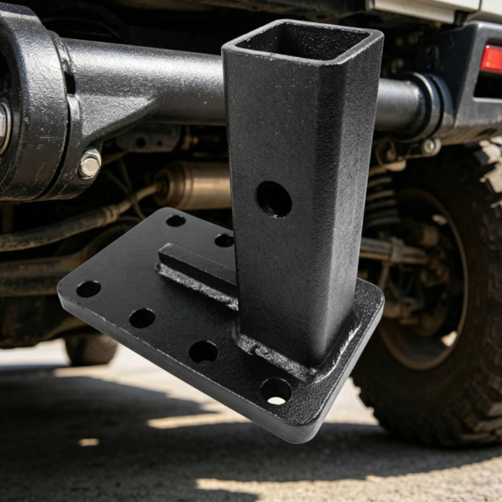 Hauling Hitch Adapter Base Textured Coated Vehicle Part
Hauling Hitch Adapter Base Textured Coated Vehicle Part
