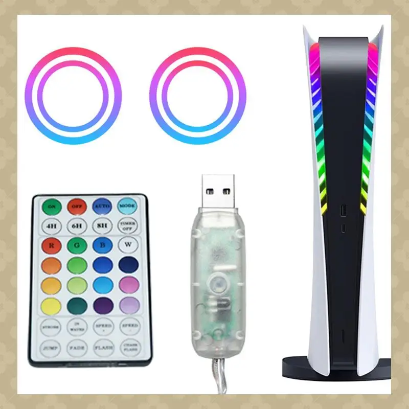 AB45 RGB LED Light Strip Multiple Effects With LED Lighting Transparent For PS5 Console For PS5 Console Light Bar
AB45 RGB LED Light Strip Multiple Effects With LED Lighting Transparent For PS5 Console For PS5 Console Light Bar