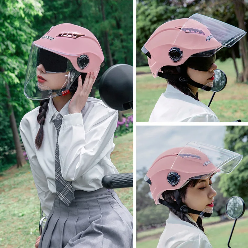 Motorcycle Helmet Accessories, Half Helmet, Ultra Light, Double Lens, UV Protection, Riding Helmet, Safety, General Purpose
Motorcycle Helmet Accessories, Half Helmet, Ultra Light, Double Lens, UV Protection, Riding Helmet, Safety, General Purpose