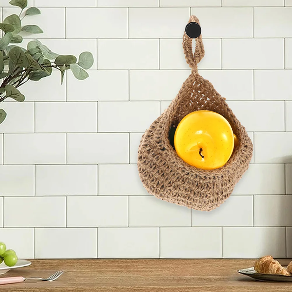 2Pcs Hanging Fruit Basket Net Bag Kitchen Storage Rope Breathable Material Versatile Wall Decor Baskets
2Pcs Hanging Fruit Basket Net Bag Kitchen Storage Rope Breathable Material Versatile Wall Decor Baskets