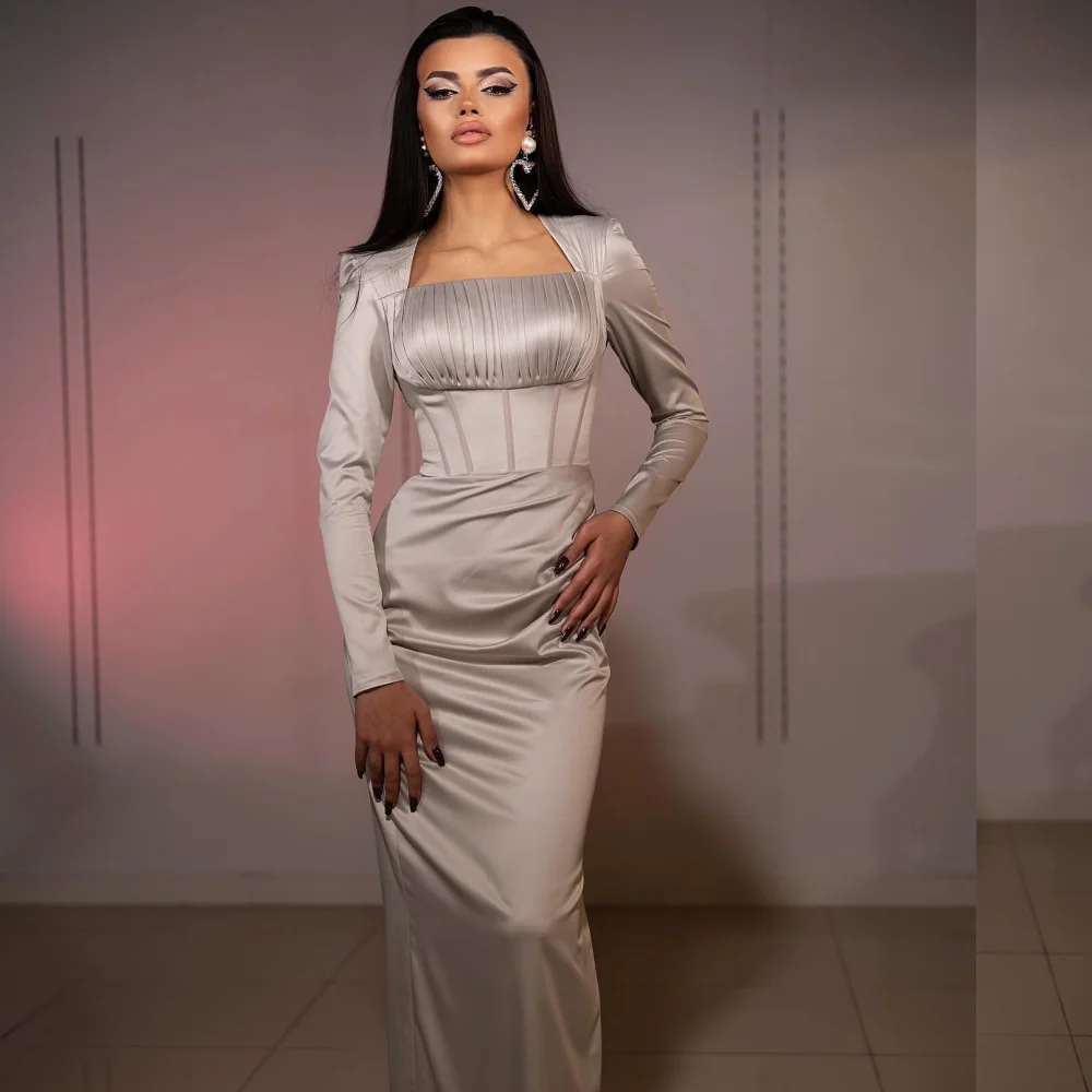 Customized S Pleat Valentine's Day A-line Square Neck Bespoke Occasion Gown Midi Dresses
Customized S Pleat Valentine's Day A-line Square Neck Bespoke Occasion Gown Midi Dresses