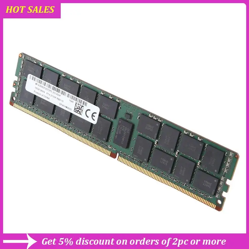 2X For MT 16GB DDR4 Server RAM Memory 2133Mhz PC4-17000 288PIN 2Rx4 RECC Memory RAM 1.2V REG ECC RAM,Requisite
2X For MT 16GB DDR4 Server RAM Memory 2133Mhz PC4-17000 288PIN 2Rx4 RECC Memory RAM 1.2V REG ECC RAM,Requisite