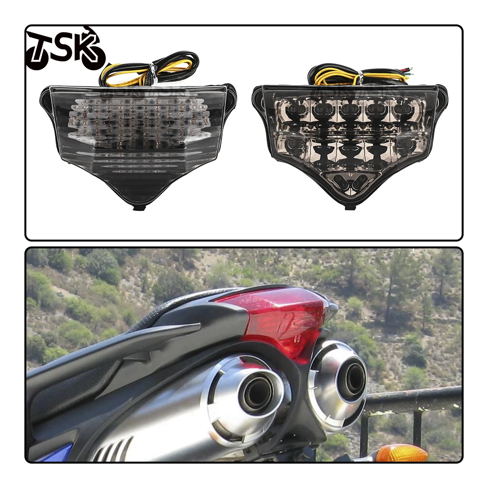For YAMAHA FZ6 FAZER 600 FZ600 FZ6-S2 LED Rear Tail Brake Light Turn Signal Integrated Lamp Blinker Motorcycle Accessories
For YAMAHA FZ6 FAZER 600 FZ600 FZ6-S2 LED Rear Tail Brake Light Turn Signal Integrated Lamp Blinker Motorcycle Accessories