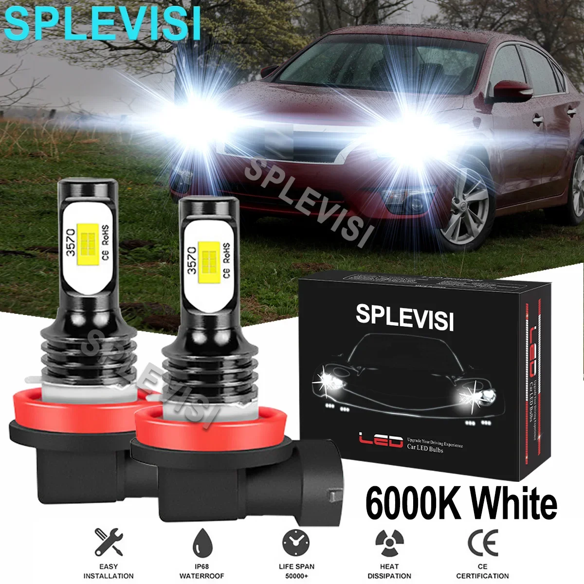 2x White Car LED Headlight Low Beam Bulbs Conversion Kit 6000K For Nissan Altima 2014-2018 Titan 2017 2018 2019
2x White Car LED Headlight Low Beam Bulbs Conversion Kit 6000K For Nissan Altima 2014-2018 Titan 2017 2018 2019