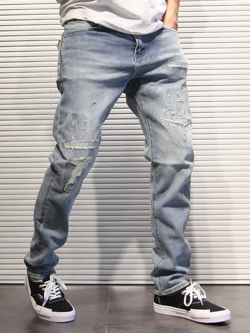 Мужские джинсы Waed в американском ретро-стиле, весна-осень, дизайн с дырками, длинные брюки, от It Neith BIAS
Мужские джинсы Waed в американском ретро-стиле, весна-осень, дизайн с дырками, длинные брюки, от It Neith BIAS