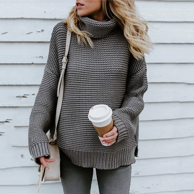 Fashion Woman Winter Sweater Knitwear Hot Sale 6 Colors Solid Women's Turtleneck Sweaters And Pullovers Jumper Sale
Fashion Woman Winter Sweater Knitwear Hot Sale 6 Colors Solid Women's Turtleneck Sweaters And Pullovers Jumper Sale