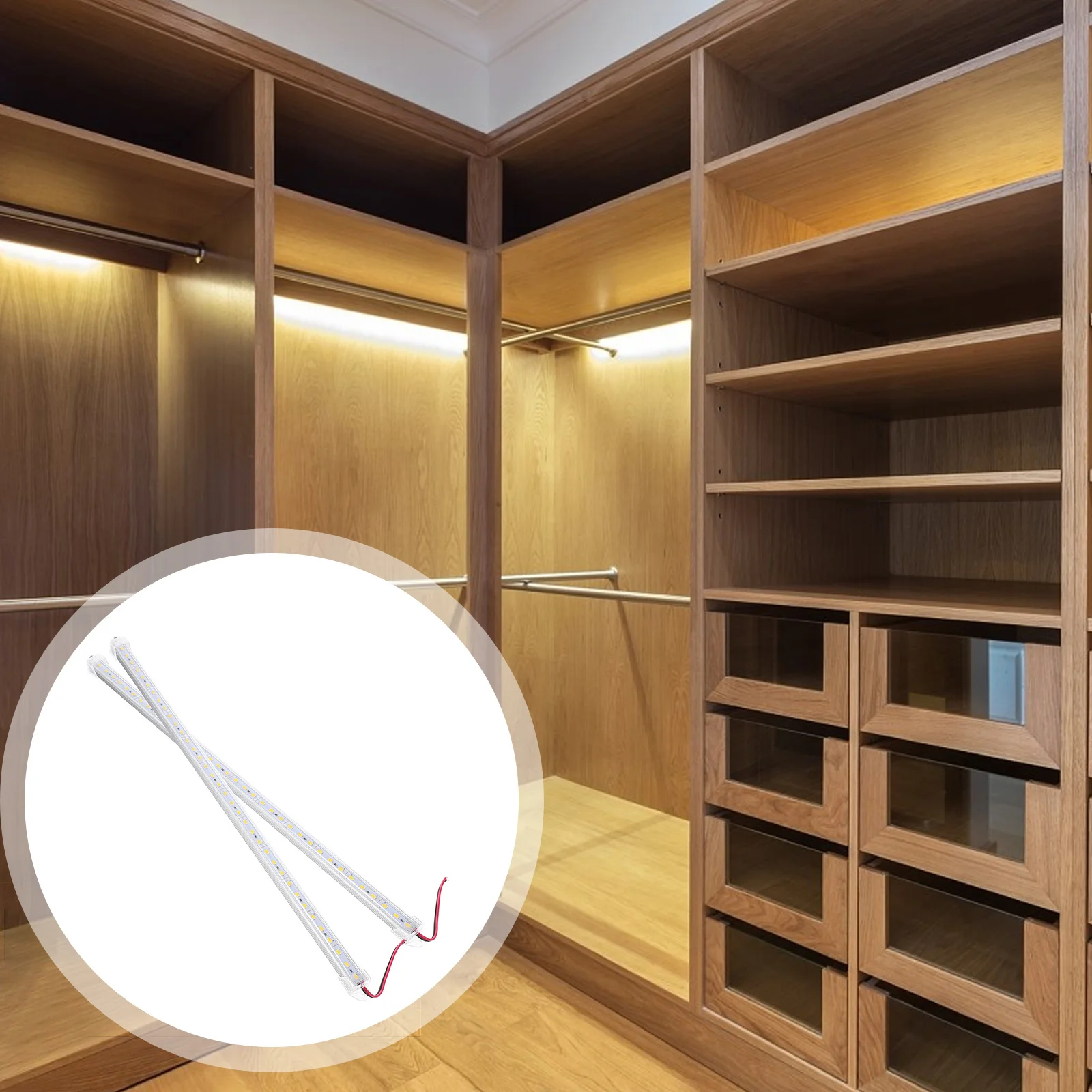 2pcs 50Cm Dc 12V Aluminium Rigid Led Strip Bar Warm White 36 Smd 5630 14. Ip65 For Cabinet Lighting Under Shelf Home Decor
2pcs 50Cm Dc 12V Aluminium Rigid Led Strip Bar Warm White 36 Smd 5630 14. Ip65 For Cabinet Lighting Under Shelf Home Decor