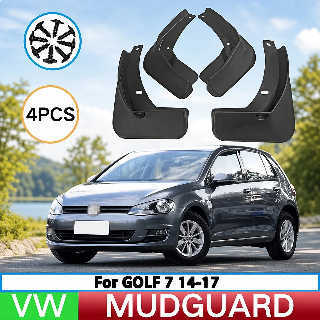 For VW Golf 7 14 Car Mud Flaps Splash Guards Front Rear Wheel Fender 4Pcs
For VW Golf 7 14 Car Mud Flaps Splash Guards Front Rear Wheel Fender 4Pcs