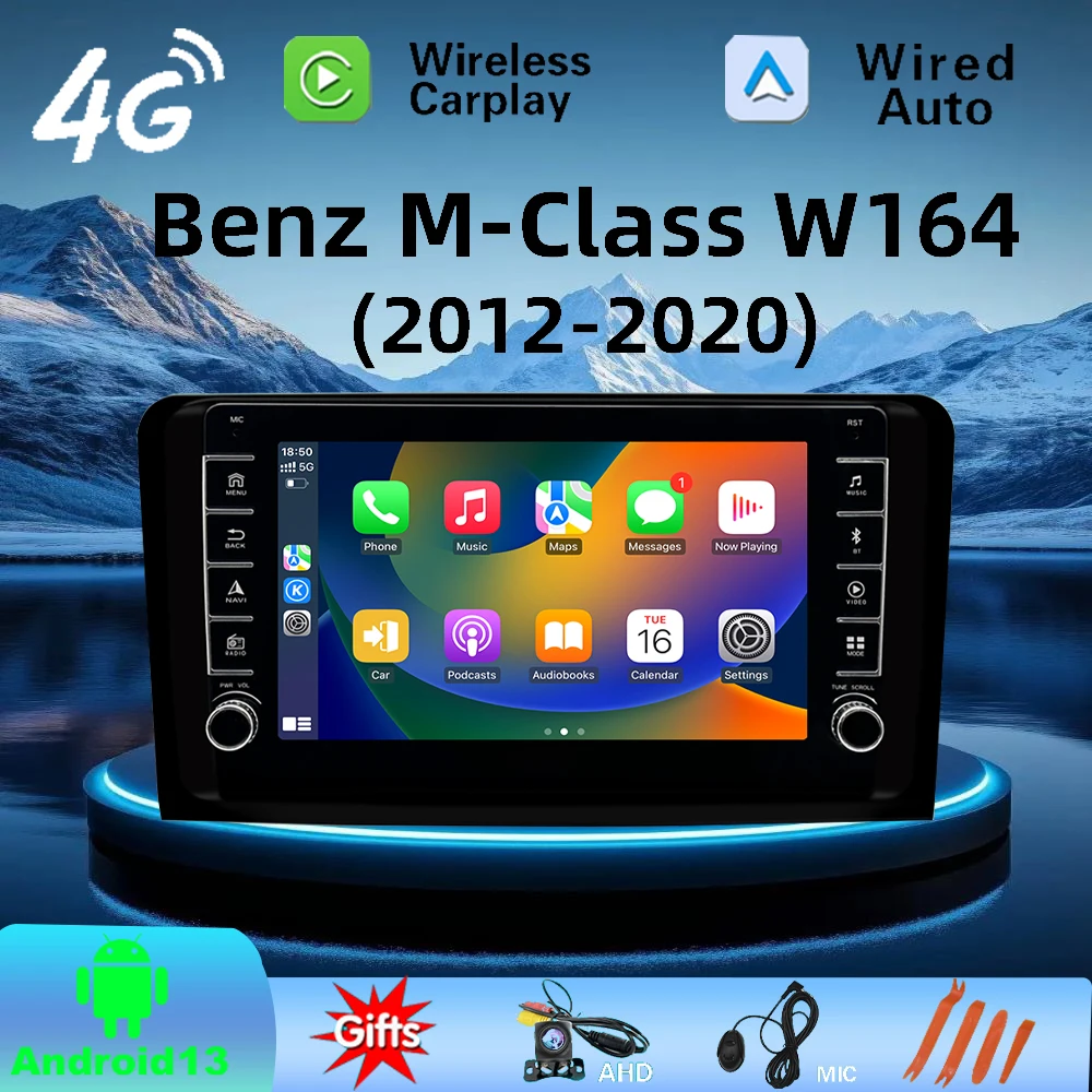 8"Android 13 For Mercedes ML W164 X164 ML350 ML300 GL500 ML320 ML280 GL350 Multimedia Player GPS Navigation Stereo WIFI
8"Android 13 For Mercedes ML W164 X164 ML350 ML300 GL500 ML320 ML280 GL350 Multimedia Player GPS Navigation Stereo WIFI