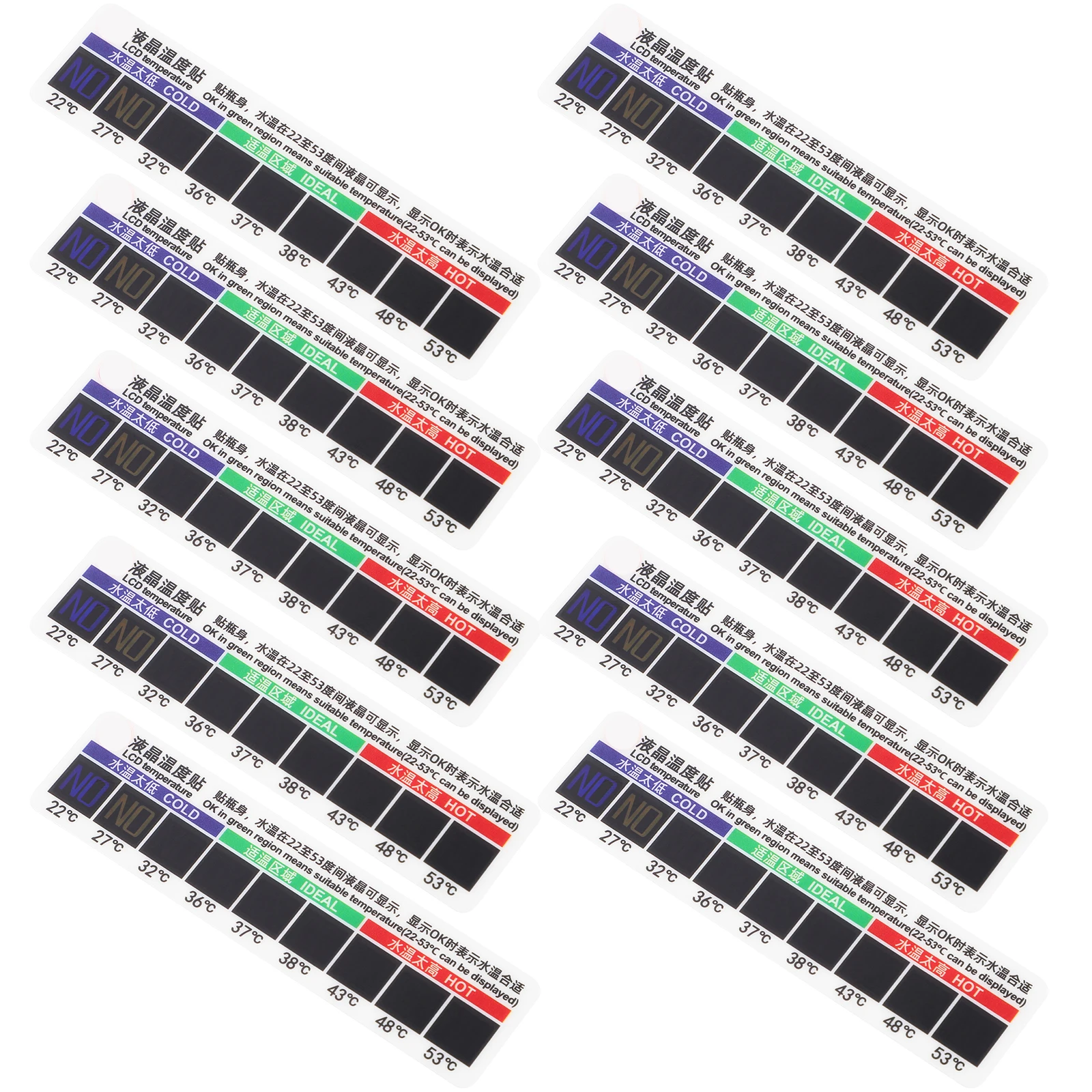 10pcs Normal Saline Temperature Patch Adhesive Thermometer Strip Water Measuring Sticker Cup Gauge Thermal Chip Body Home Use
10pcs Normal Saline Temperature Patch Adhesive Thermometer Strip Water Measuring Sticker Cup Gauge Thermal Chip Body Home Use