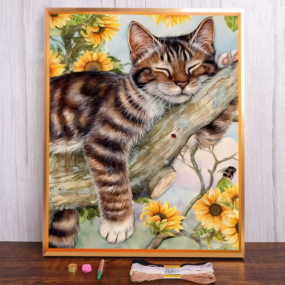 Animal Pet Cat Pre-Printed Cross-Stitch Complete Kit DIY Embroidery Handicraft Craft Handmade Hobby Wholesale Jewelry Package
Animal Pet Cat Pre-Printed Cross-Stitch Complete Kit DIY Embroidery Handicraft Craft Handmade Hobby Wholesale Jewelry Package