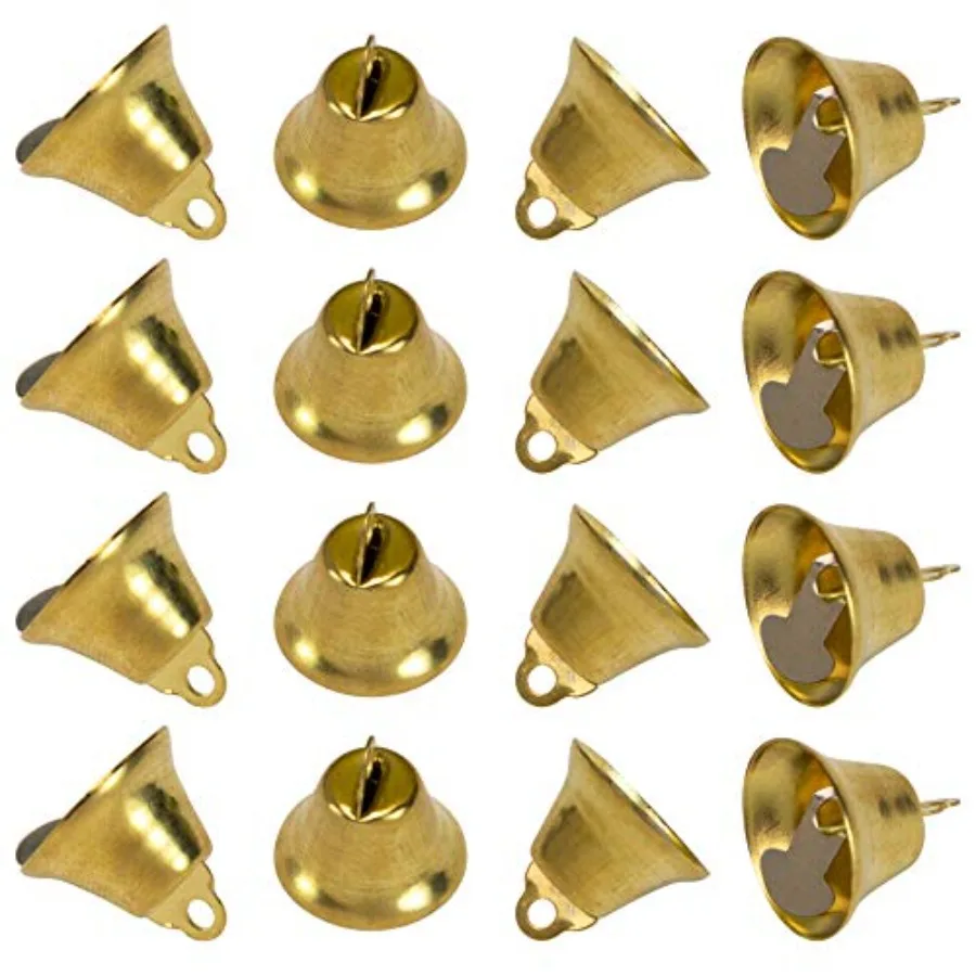 , 72 Pack Mini Gold Jingle Bells Liberty Brass Bell for DIY Craft Christmas Favor Decoration
, 72 Pack Mini Gold Jingle Bells Liberty Brass Bell for DIY Craft Christmas Favor Decoration