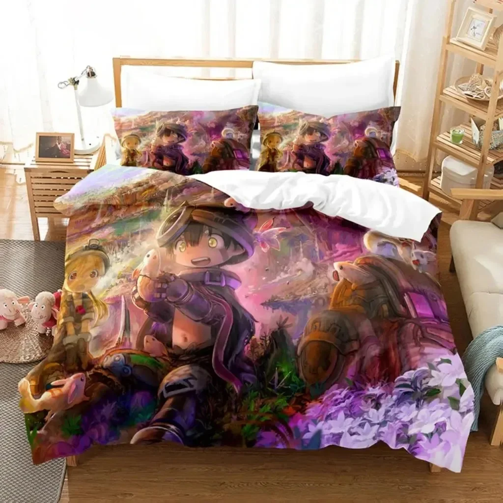 Anime Made in abyss Bedding Set Boys Girls Twin Queen Size Duvet Cover Pillowcase Bed Kids Adult Fashion Home Textileextile
Anime Made in abyss Bedding Set Boys Girls Twin Queen Size Duvet Cover Pillowcase Bed Kids Adult Fashion Home Textileextile