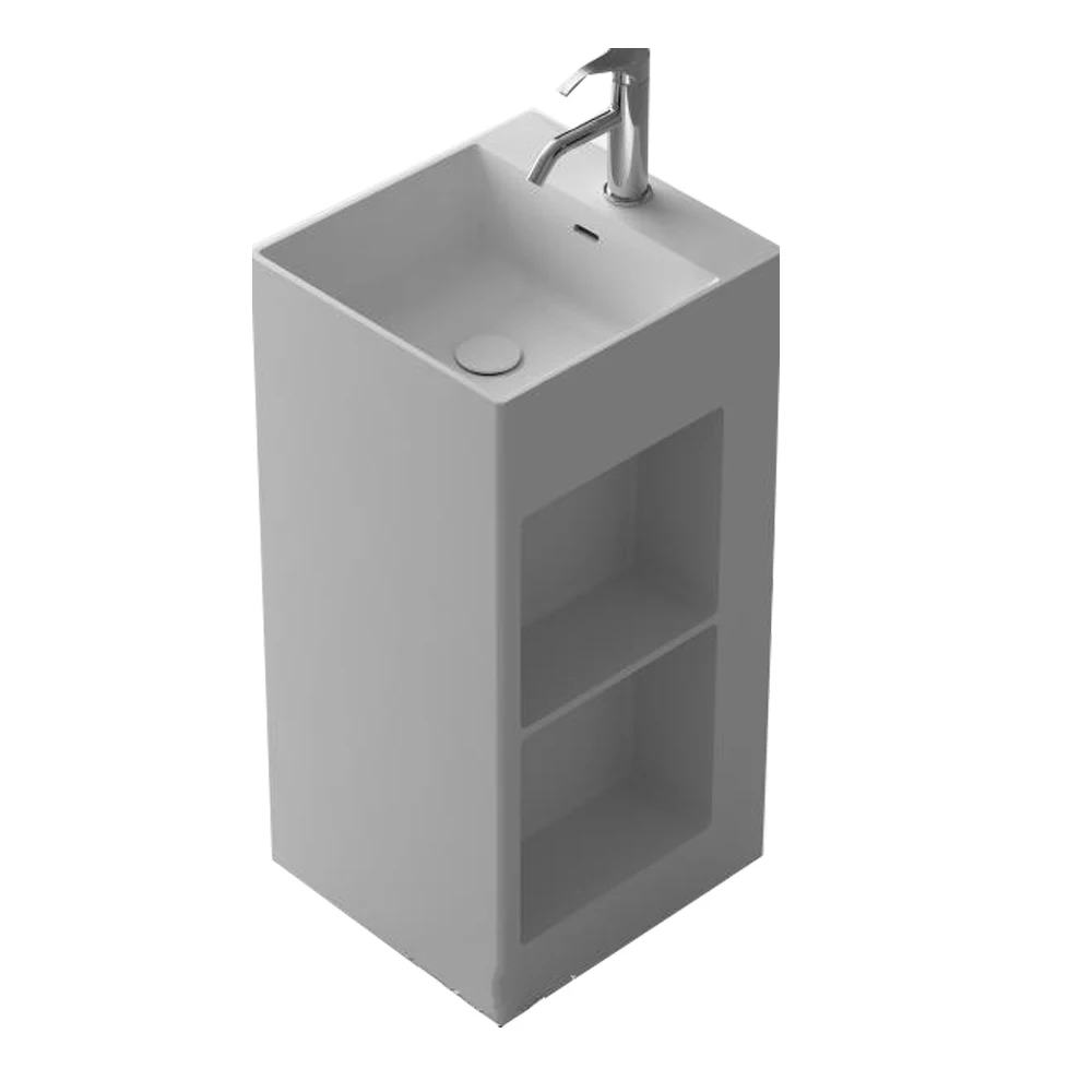 Прямоугольный пьедестал для ванной комнаты, отдельно стоящая раковина для посуды, каменная раковина с твердой поверхностью WD38378R
Прямоугольный пьедестал для ванной комнаты, отдельно стоящая раковина для посуды, каменная раковина с твердой поверхностью WD38378R