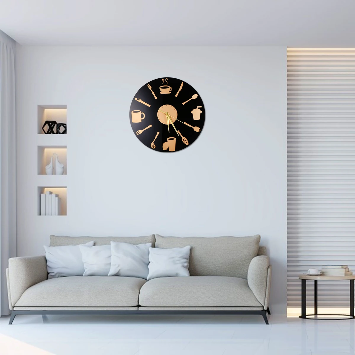 Tableware Wall Clock Wooden Kitchen Watch for Living Room LED Clocks Home Decor Creative Hanging Funny
Tableware Wall Clock Wooden Kitchen Watch for Living Room LED Clocks Home Decor Creative Hanging Funny