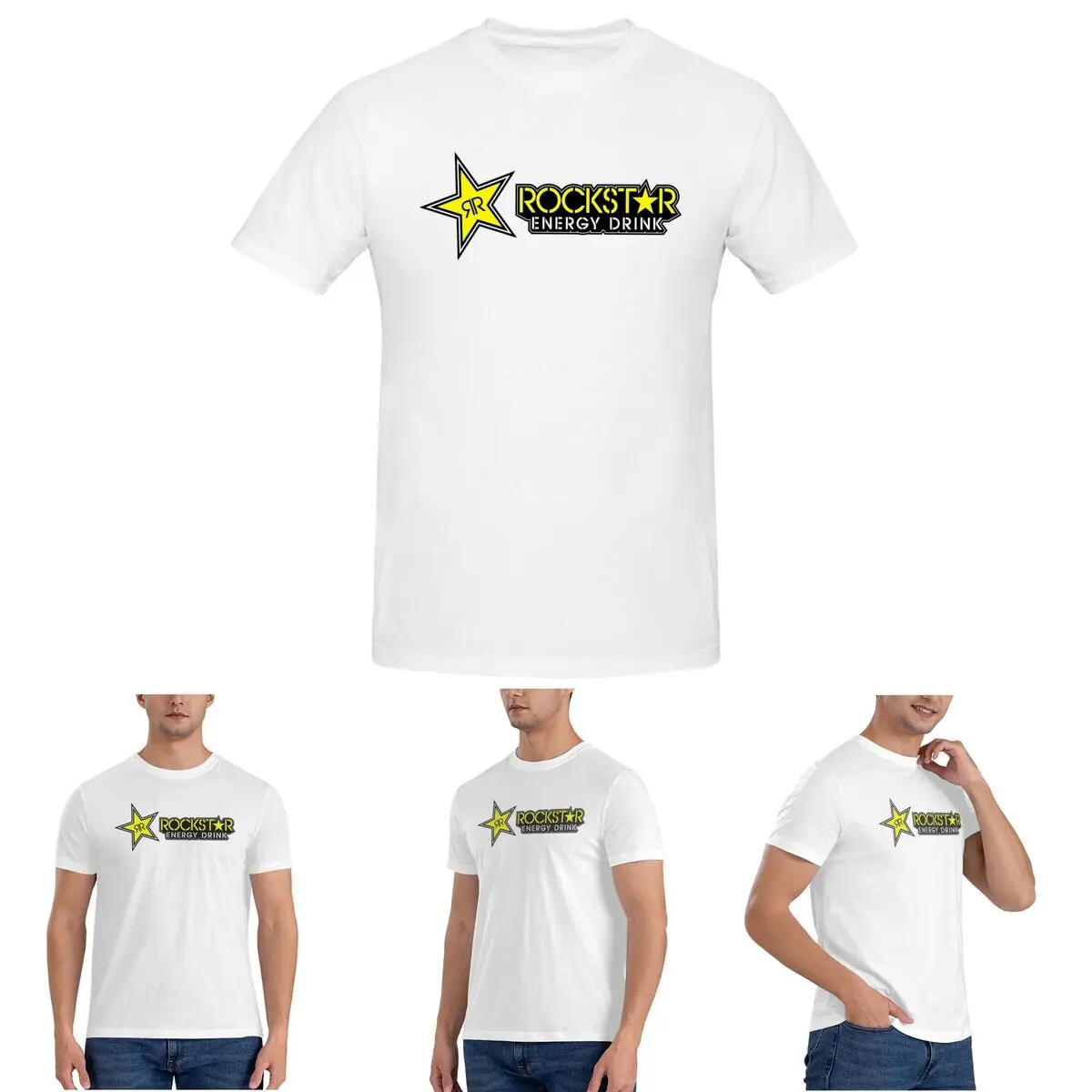 Rockstar Energy Drink T-Shirt for Men Cotton Plus Size T Shirts Men's Short Sleeve O-Neck Summer Clothes Tops S-6XL
Rockstar Energy Drink T-Shirt for Men Cotton Plus Size T Shirts Men's Short Sleeve O-Neck Summer Clothes Tops S-6XL