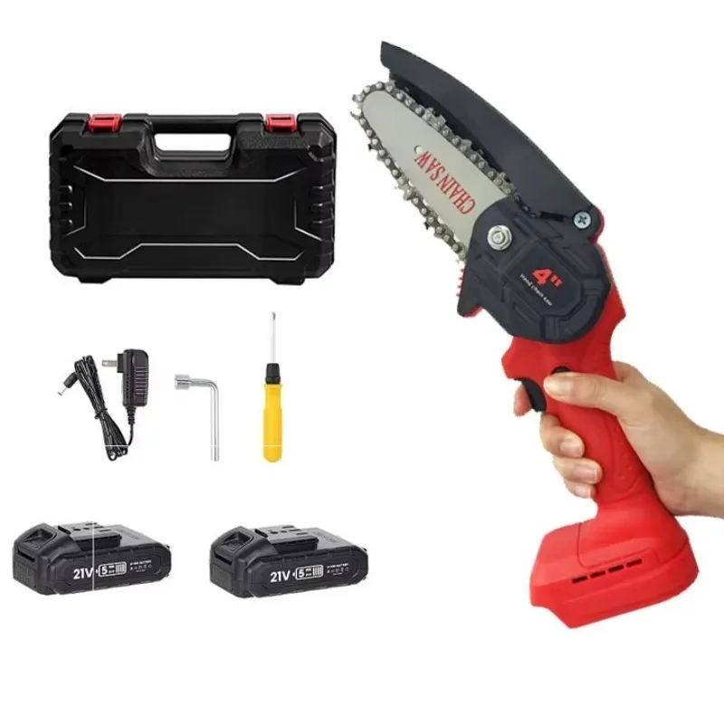 4 Inch Mini Brushless Cordless Lithium Chainsaw for Garden Pruning Use
4 Inch Mini Brushless Cordless Lithium Chainsaw for Garden Pruning Use