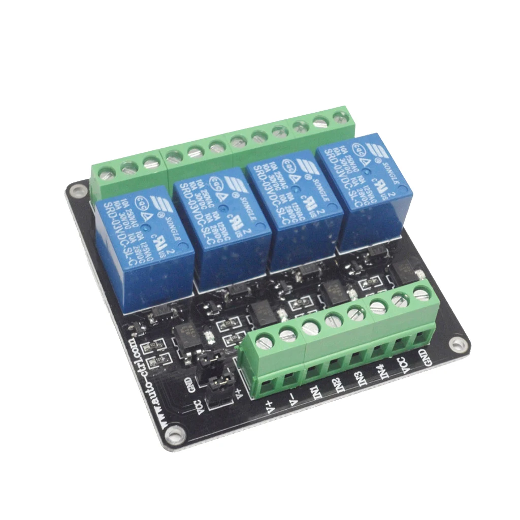 1 Piece 4-channel Relay module 5V 4-channel Relay Module Optocoupler
1 Piece 4-channel Relay module 5V 4-channel Relay Module Optocoupler