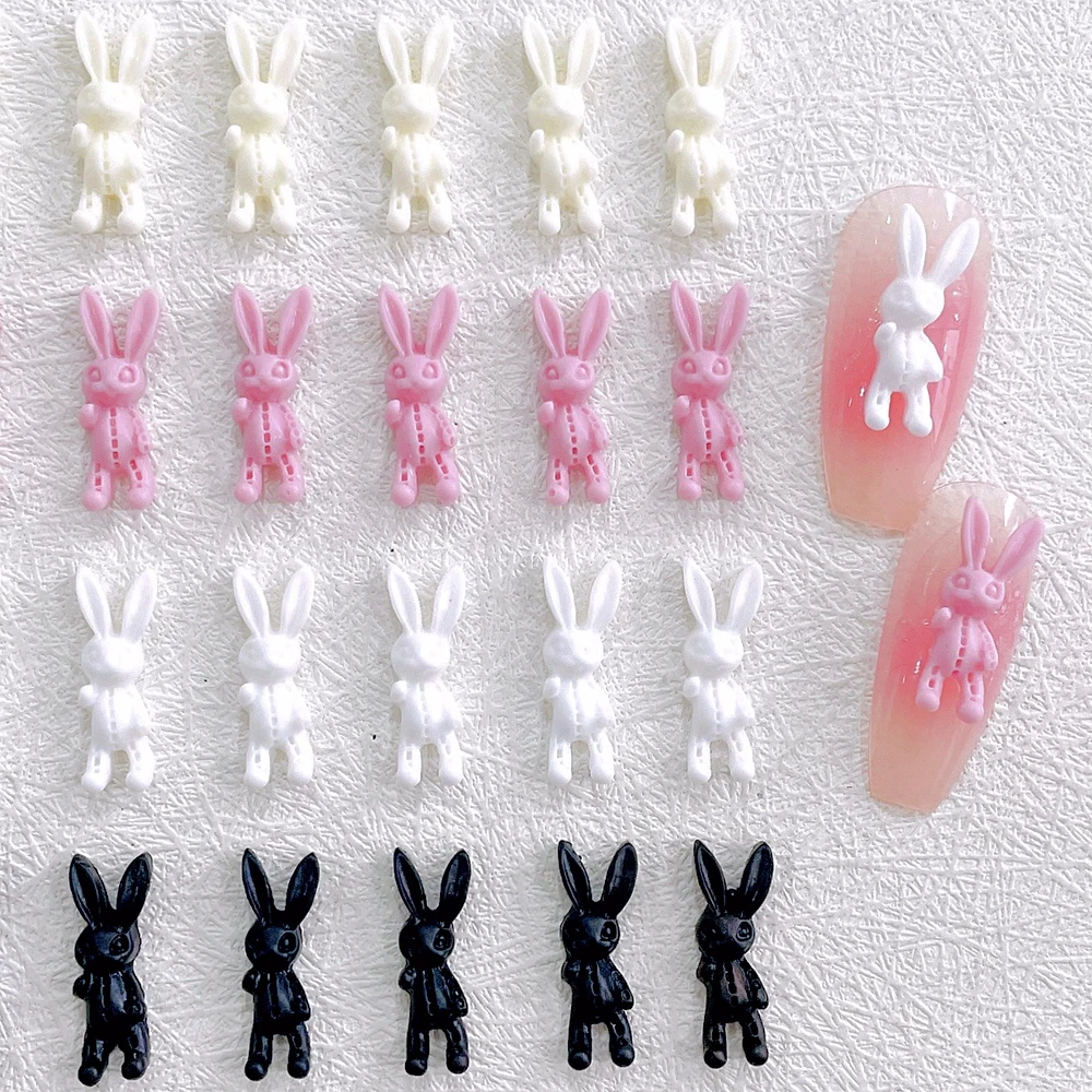 60PCS Cool 3D Acrylic Nail Art Decoration Rabbits Charms Kawaii Accessories Nail Supplies For Professionals Manicure Decor Parts
60PCS Cool 3D Acrylic Nail Art Decoration Rabbits Charms Kawaii Accessories Nail Supplies For Professionals Manicure Decor Parts