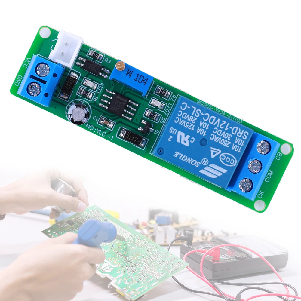 DC 12V Delay Turn Off Module 1-10sec Timing Relay Time Switch with Indicator Light Adjustable Timer for Automation Equipment
DC 12V Delay Turn Off Module 1-10sec Timing Relay Time Switch with Indicator Light Adjustable Timer for Automation Equipment