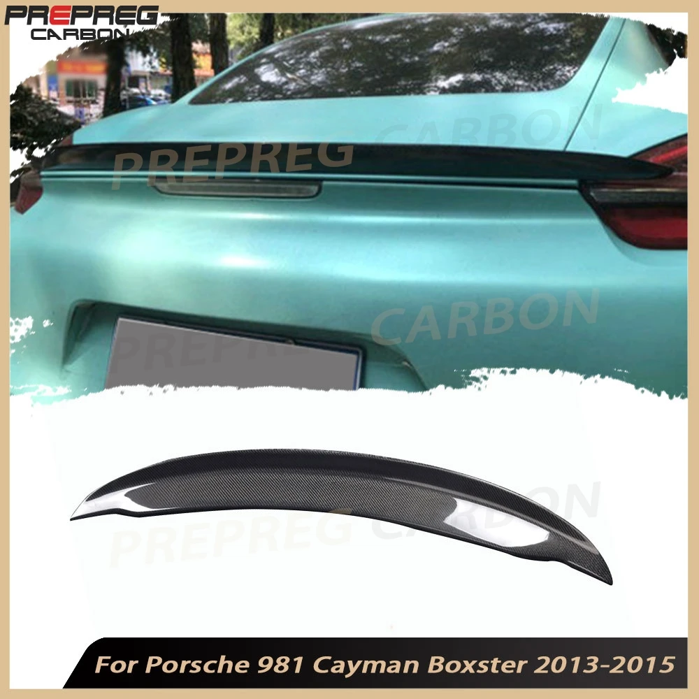 Carbon Fiber Rear Spoiler for Porsche 981 Cayman Boxster 2013-2015 Duckbill Rear Trunk Wing Spoiler Body Kits FRP Parts
Carbon Fiber Rear Spoiler for Porsche 981 Cayman Boxster 2013-2015 Duckbill Rear Trunk Wing Spoiler Body Kits FRP Parts