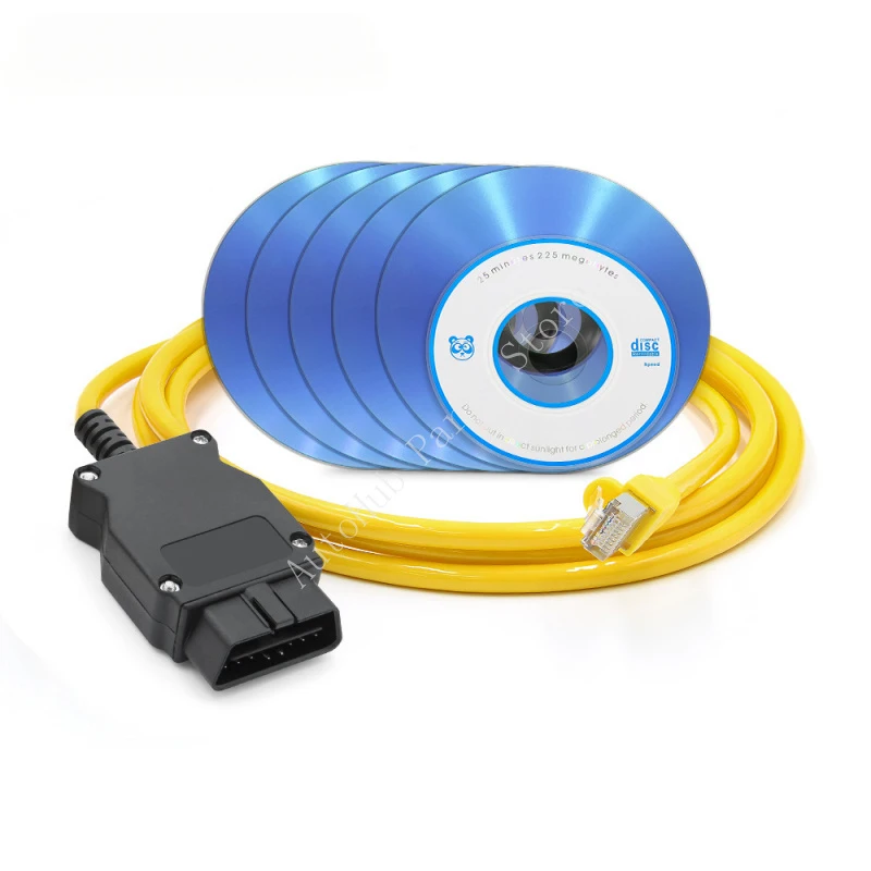 10 pieces ENET Ethernet to OBD2 Cable – V50.3 PSdZData Software Included with Full CD for Coding & Diagnostics
10 pieces ENET Ethernet to OBD2 Cable – V50.3 PSdZData Software Included with Full CD for Coding & Diagnostics
