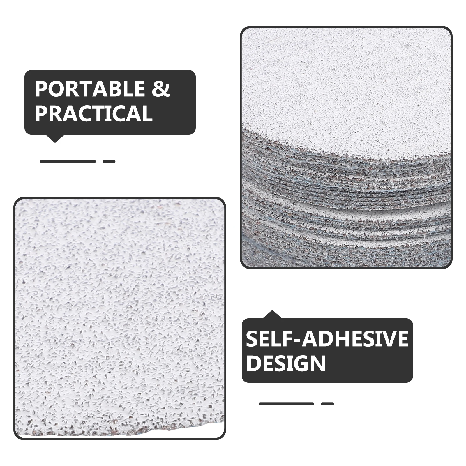 100pcs Sanding Discs 4 Inch Grit 80 Round Abrasive Polishing Pads For Angle Grinder Drill Metal Self-Adhesive Hook Loop
100pcs Sanding Discs 4 Inch Grit 80 Round Abrasive Polishing Pads For Angle Grinder Drill Metal Self-Adhesive Hook Loop