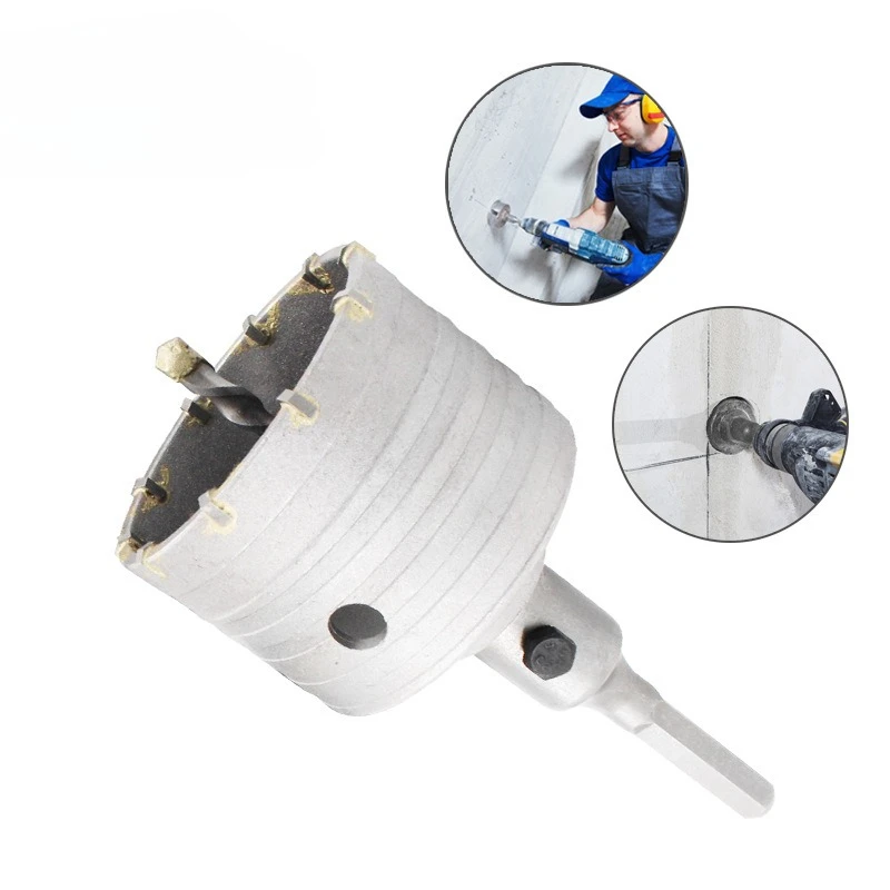Drill set hexagonal handle hard alloy brick wall drilling hollow drill bit air conditioning water pipe drilling connecting rod
Drill set hexagonal handle hard alloy brick wall drilling hollow drill bit air conditioning water pipe drilling connecting rod
